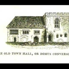 An etching of the building in St Aldate’s, near the Town Hall site,  that may have been a Jewish ‘House of Converts’