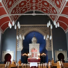 Bradford REform Synagogue - Moorish Interior (Photograph David David)