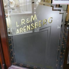 Arensberg's Jewelers - Original Shop Door (c. 1900)