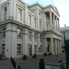 Brighton Town Hall and Former Police Station, scene of the murder of Henry Solomon the first Jewish police chief (1838)
