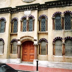Middle Street Synagogue - Poly-Chrome Brick Exterior