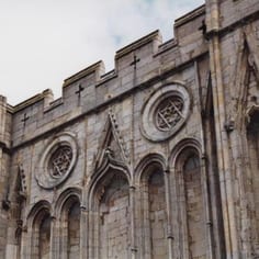 Bury St Edmund - Star of David Roundels on Abbey Tower
