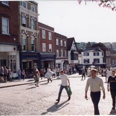 Guildford - High Street and location of Synagogue Chamber