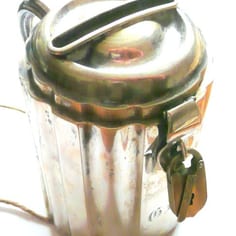 Gustav Behrens Alms Cup (Puska) given to him by his father, Jacob Behrens in 1846 from his great-grand father Ladenburg