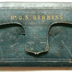 Gustav Behren's Passport circa 1869