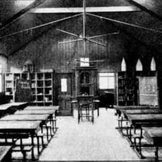 Townley Castle College - One of the class-rooms which were probably in the annex to the rear of the main building