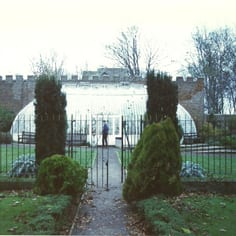 One of the remants of East Cliffe Lodge includes the rare early green house, used by Judith Montefiori