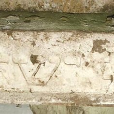 This inscribed lintel appears to be one of the only remains of the Lady Judith Montefiore College