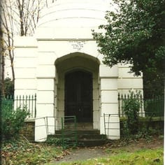 The Moses Montefiori Mausoleum - After Judith Montefiori's death, Sir Moses made a mausoleum for her in imitation of the Tomb of Rachel on the road between Jerusalem and Bethlehem. He joined her at his own death