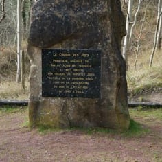 The Jewish Memorial on the Jew's Road (Chemin des Juifs)