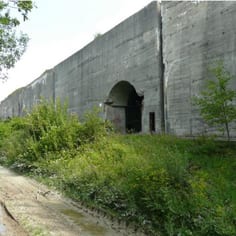 The Kreigsmarine a giant naval munitions store built with forced labour