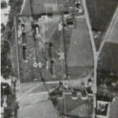 Lager Tibor in a WWII aerial Reconnaissance photograph (Photo: Public Record Office Kew)