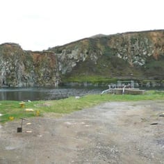 The Battery Quarry was one of the toughest work-sites for the prisoners of the SS. The stone was an important resource for the fortification works on the island.