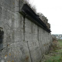 Relics of the large stone working plant near the Quarry