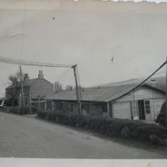 The former German hut and Lazarette next to no. 1 & 2. Longis Villas (Ph. in Alderney Museum)