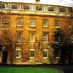 Balliol College's Basevi building, built by a cousin of Benjamin Disraeli
