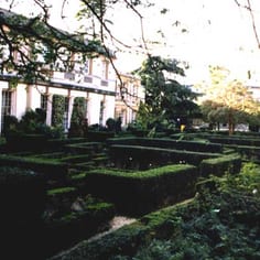 The Rose Garden in the Botanic Gardens was the site of the second medieval Jewish cemetery