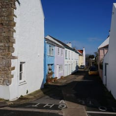 Part of Citidella Camp with billets for Moroccan POW's (houses on left-hand side), included all of the houses in the block.