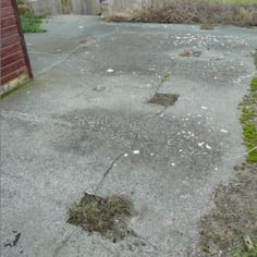 Norderney Camp - remains of the latrine block near the tunnel.