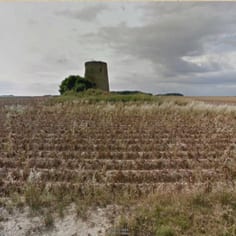 The site of the STO camp at Pihen-lÃ¨s-GuÃ®nes, for French civilian workers obliged to work for the Vichy / German regime, on the road leaving north of the village in the direction of Bonningues.