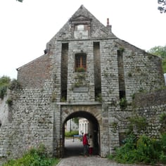The Citadel at Montreuil which was garrisoned by the Germans and was the site of a camp for slave workers used to construct barracks underneath the town.