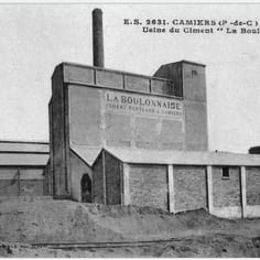 The Boulonnaise cement factory at Dannes.  Sick prisoners from Lager Tibor were finished off with hard labour in the chalk quarry and their remains allegedly burnt in the factory kilns.