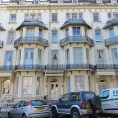 A former synagogue was convened at 51 Warrior Square - From 1895 services were mainly conducted by, Mr Abraham Abrahams, at 'Strathclyde', his wife's boarding house at 51 Warrior Square.
