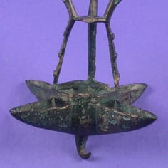 The Lincoln Lamp in The Collection, probably the oldest Jewish ritual object in Europe - an oil lamp used for lighting the Passover Seder and synagogue, as well as kindling some of the Sabbath lights.