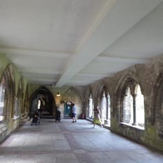 Canterbury Cathedral - the surviving sub-vault of the Priors Chapel which was partly financed with Jewish loans in 1226.