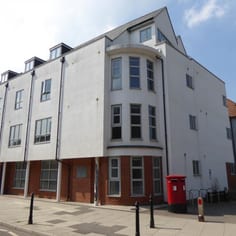 The Site of the Synagogue Of 1762 - Westgate and St Dunstan's Street.  Recent excavations revealed remains of the North wall of the former synagogue nest to the railway station car park.