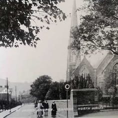 The scene of a serious anti-Semitic attack, 1896, near St James's Church, Holyhead Road.
